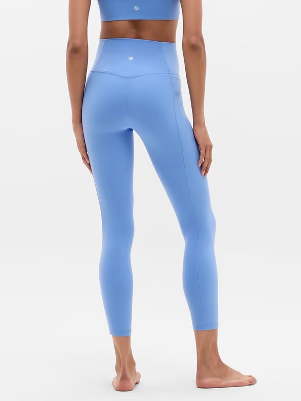 Athleta Sky Blue High-Rise 7/8 Leggings - Picture 6 of 7